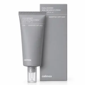 celimax Dual Barrier Skin Wearable Cream 50ml | Ceramide Hydrating Face Cream for Sensitive & Dry Skin | Barrier Repair Moisturizer with Hyaluronic Acid