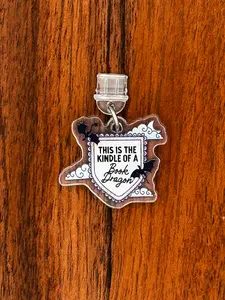Book Dragon Kindle Charm