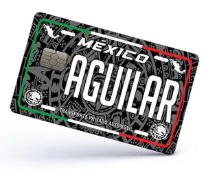 Aguilar Credit Card Skin Cover Vinyl Stickers (4 Pack) -Mexican Decal Mexico Car Plate adhesive Aguilar