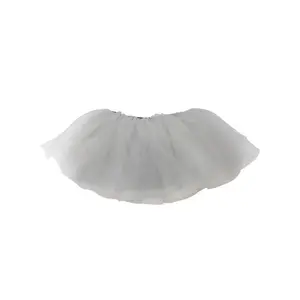 Silver - 5 Layer Tutu Skirt for Running, Dress-Up, Costumes