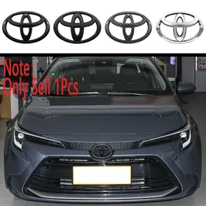 1 piece 3D ABS Toyota Logo Car Hood Front Hood Grille Logo Rear Trunk Badge Sticker Car Decal Car Accessories for Toyota Corolla Prado Land Cruiser Highlander Avalon Prius Harrier Alphard GT86 Camry