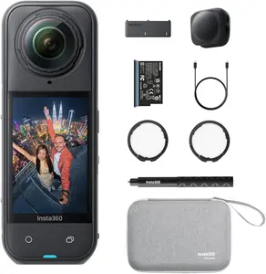 Insta360 X5 Essentials Bundle - Waterproof Action Camera (Phones & Electronics, Cameras & Photography Accessory)