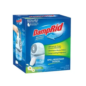 212 MAIN 15oz Tab System Damp Rid Refill Pack, Moisture Absorbent, Spill-Resistant Household Accessory, Fresh Odor Control Solution That Lasts 60 Days