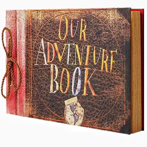 My Adventure Book Diary Photo Scrapbook, Color cover,Ideal for Photos, Gift for Couples Anniversary, Weddings, Travelling, Birthday, Christmas