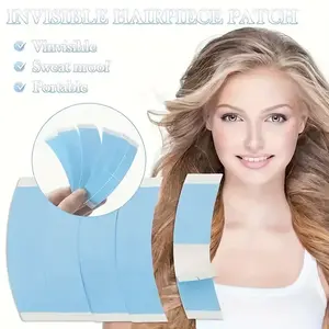 36pcs Double-Sided Wig Tape Strips, Strong Adhesive, Sweatproof Hair Extensions Accessories, Easy to Use, Reusable, Suitable for All Seasons
