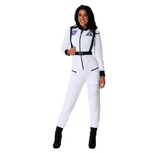 Women's White Astronaut Costume