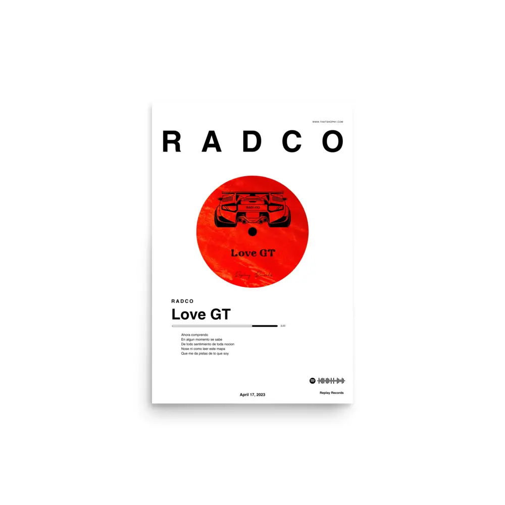 Radco | White Poster