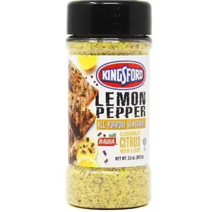 Kingsford Lemon Pepper 3.5 oz Flavor Spice