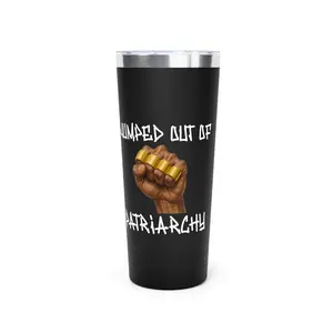 MAHOGANY Men's 22oz Copper Vacuum Insulated Tumbler | Jumped Out of Patriarchy Tumbler