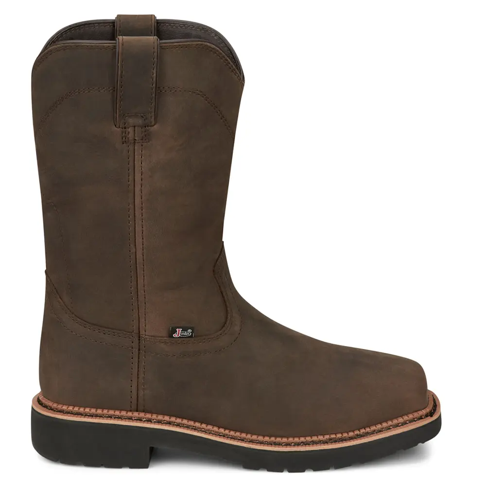 Justin Original Workboots Mens Carbide Limited Edition 11 Inch Electrical Hazard Steel Toe  Work/Duty - Brown