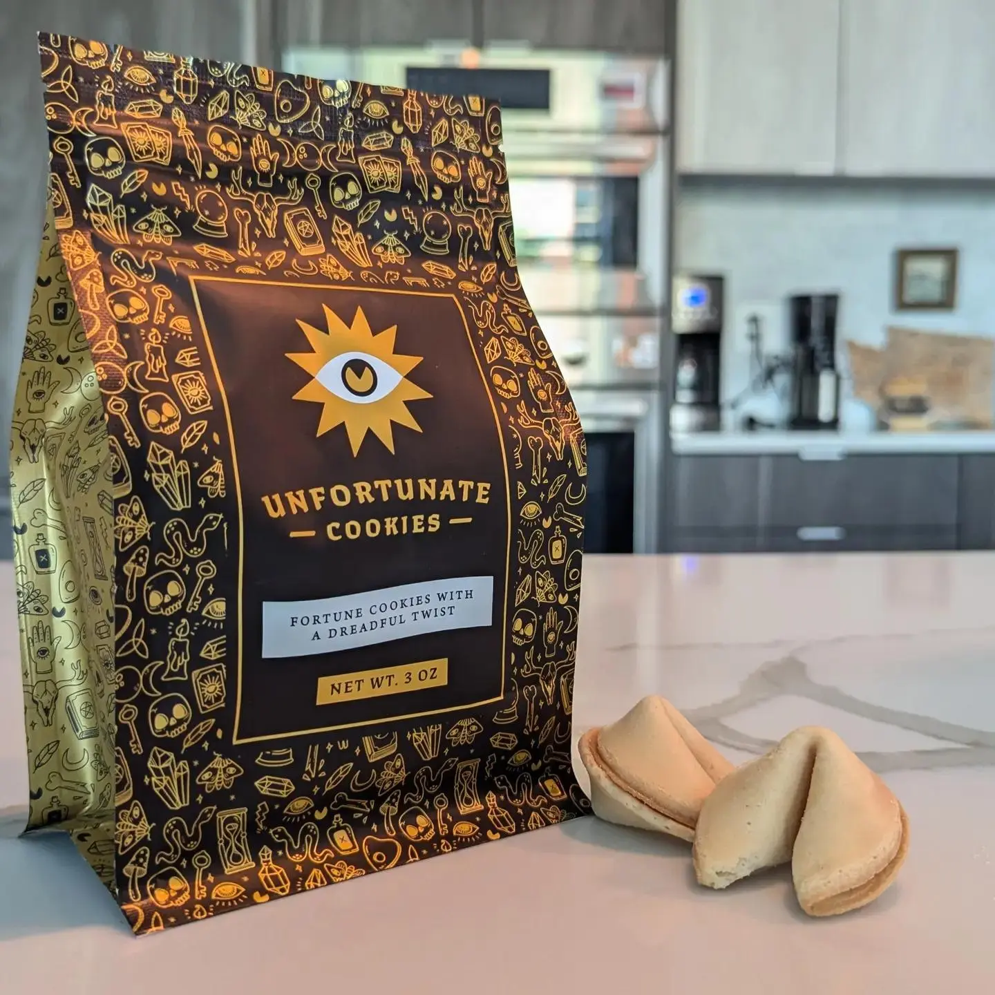 UNFORTUNATE COOKIES Fortune Cookies with a Dreadful Twist | 3 OZ