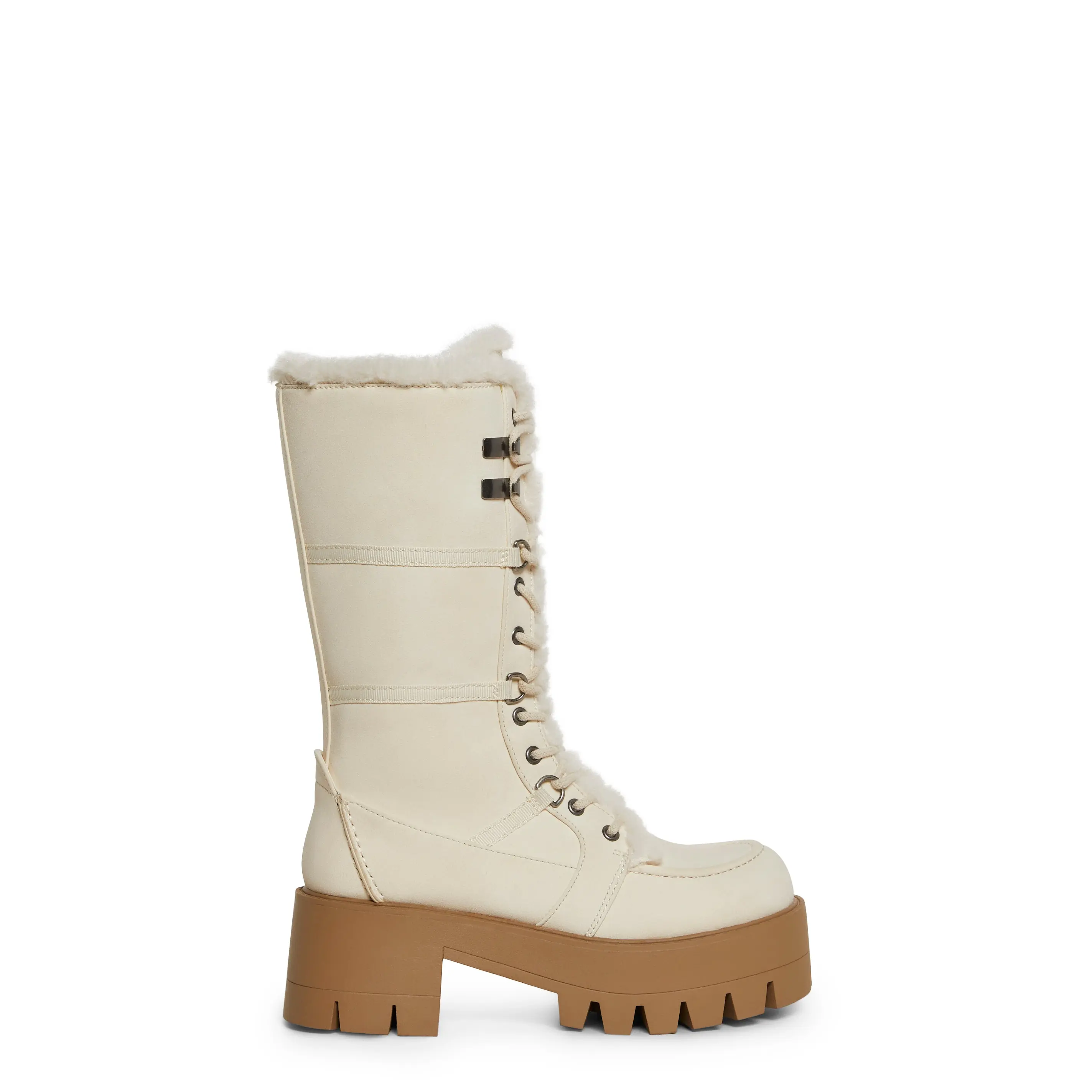 Grunge Trek Hiking Boots - White
