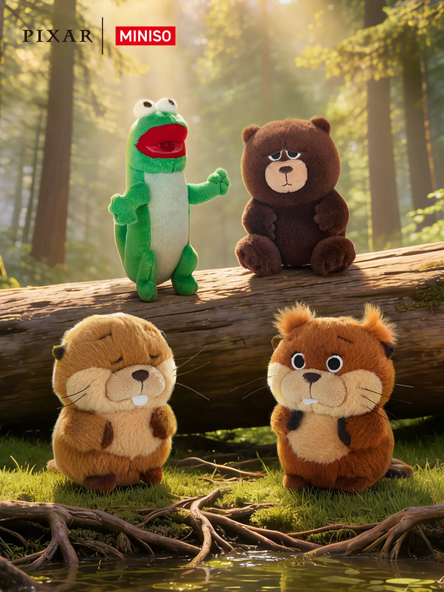 Pixar Original River Otter "Transformation Plan" Lizard Mei Bao Character Doll Figurine - Stuffed Animal Gift, Quirky Birthday Gift, Character Doll Stuffed Toys #Summervibes, Back To School