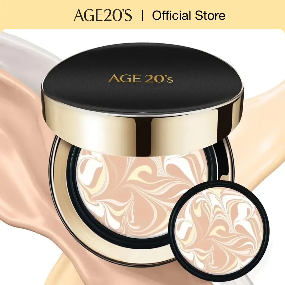 3-in-1 Gold Latte Compact Foundation with 71% Moisture Essence & SPF 50+, Color Correcting, Buildable Makeup Coverage for a Lightweight Luminous Glow Finish, Daily