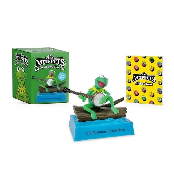 The Muppets Kermit the Frog Singing Musical Figurine - Vinyl Mini Collectible, Figurine Decoration, 2.9"h x 3.8"l x 3"w, 0.25 lbs, Fun Gifts for Gifting, Running Press Paperback