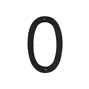 212 MAIN Aluminium Individual House Number 0 - 12 in. Standard Modern Font Decor Sign, 12x6.5 in, for Home Improvement, Building Supplies