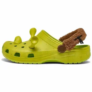 Shrek Limited Edition Classic Clogs - Fuzzy Strap Cozy Cartoon Style Slip-On Sandals Shrek Limited Edition Classic Clogs - Fuzzy Strap Cozy Cartoon Style Slip-On Sandals