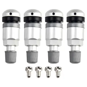 4pcs TPMS Tire Pressure Sensor Valve Stem Repair Kit Fit for BMW 5 Series [TS]