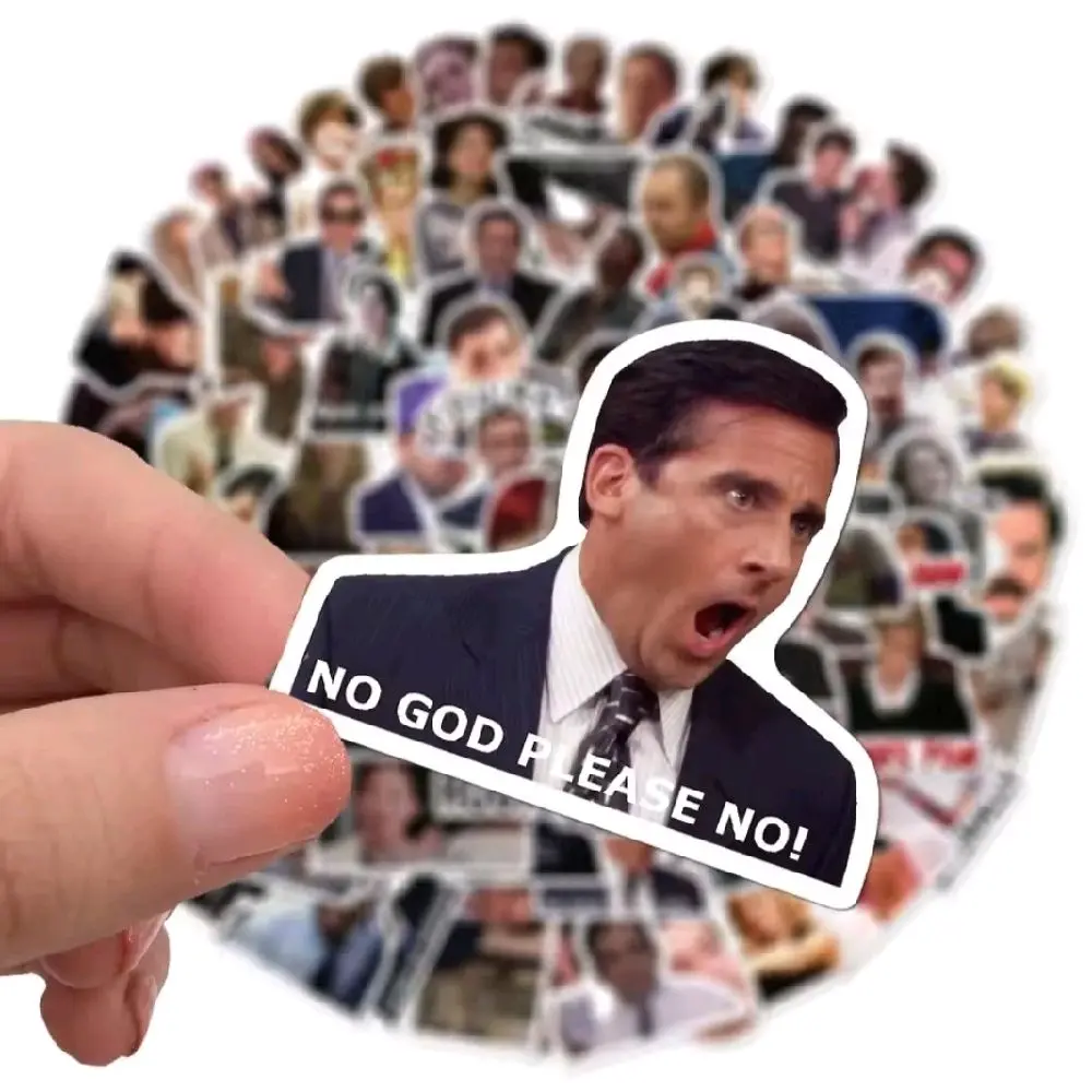 50pcs Novelty Funny Stickers, Easy-to-Apply Gag Gift for Adults, Adds Humor to Office Stationery Labels & Stickers Collection