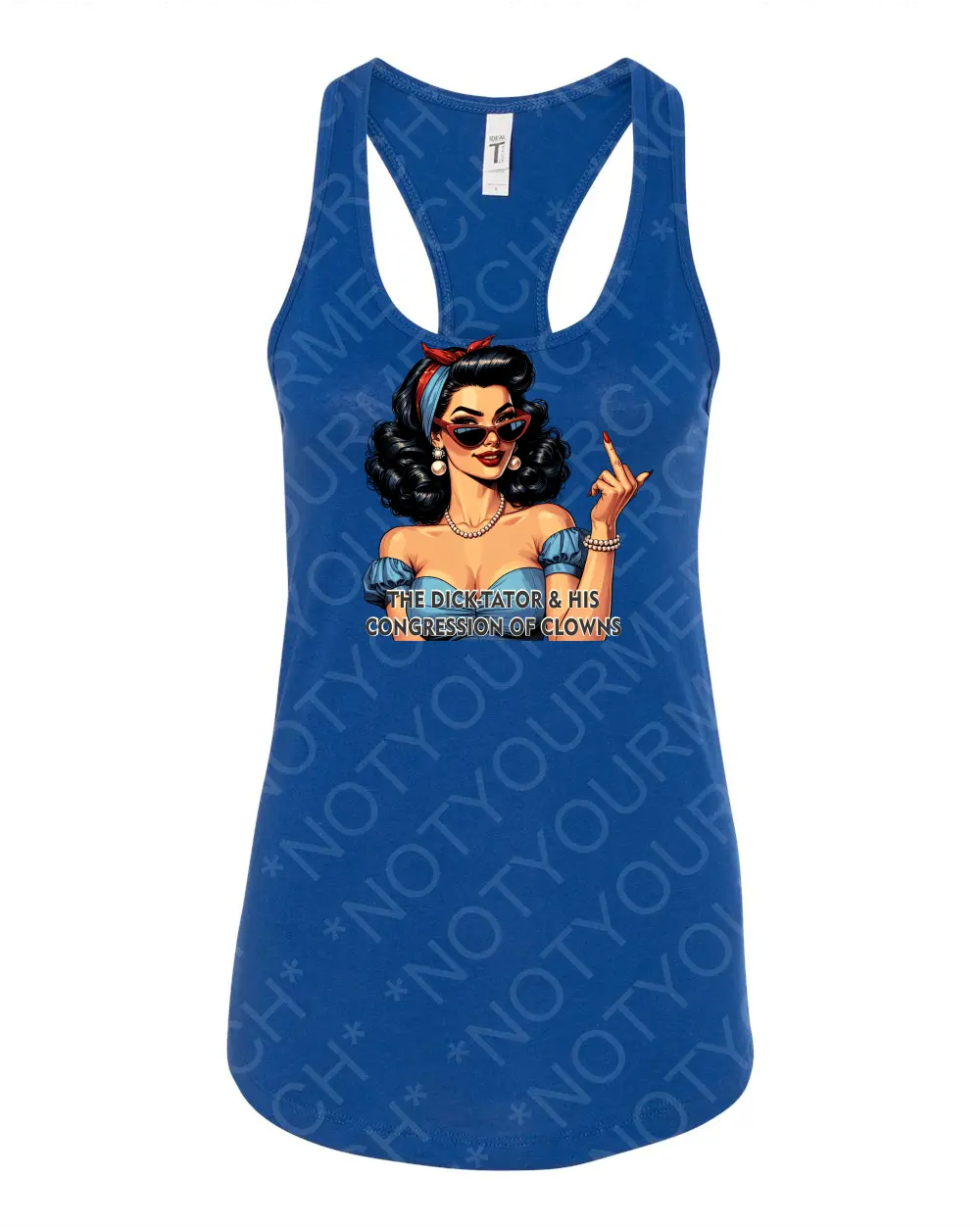The Dic-Tator Rosie TANK TOP | Bold Statement Graphic Tank | Relaxed Fit