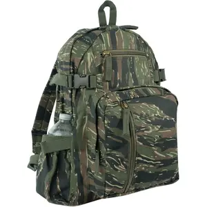 Rothco Vintage Canvas Compact Backpack - Rothco Compact Backpack, Good For School, Hiking, Camping, Work