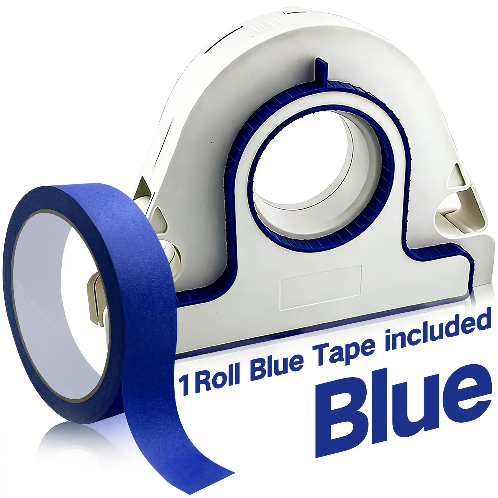 Masking Tape applicator works for 1 inch 2.5cm tapes a Professional Masking Tape Dispenser with a Scraper, Featuring 1mm spacing, Suitable for Decorative moldings, Walls, Caulking baseboards, and Floor finishes.