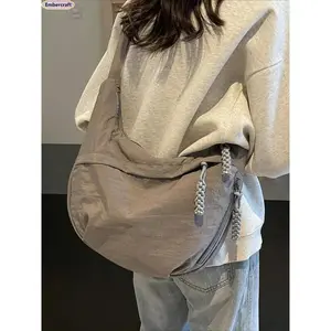 Women's Minimalist Solid Color Lightweight PU Leather Crossbody Purse - Adjustable Strap, Stylish Versatile Casual Commuter Bag for Office, Travel