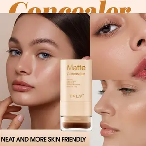 2-In-1 Concealer & Foundation Stick 15g, Makeup Cosmetic Concealer, Waterproof Long-Lasting Coverage, Easy-To-Use Makeup Tool, Suitable for Women & Girls