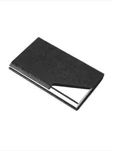 Stainless Steel Box Card Holder Business Card Holder Wallet Anti-theft RFID ID Card Credit Card Wallets, Vertical Folding Wallet