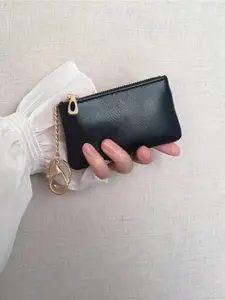 New Women's Mini Wallet, Keychain Wristlet Wallet, Small Zipper Keychain Purse, Thin Compact Coin Pouch, Makeup Storage Bag, Travel Wallet, Ladies Card Holder, Portable Coin Purse, Wallets Women