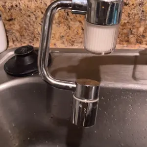 Rotatable Faucet Aerator Extension Cartridges 1440° 2-Mode Swivel for Bathroom Kitchen Chlorine Reduction Skin Face Eye Wash Connector Taps Thanksgiving decor Black Friday Cyber Monday Christmas gifts - Waterfaucet