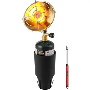 Golf Cart Heater with Cup Holder-Control Valve,Portable 6200BTU Outdoor Propane Heater with Windproof USB Lighter, Fits Most Golf Cart EZGO, Yamaha & Club Car (Fuel Not Included)