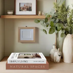 Modern Realistic Book Set, Elegant Paper Decorative Book Stack, Modern Home Atmosphere Fake Books, Display for Living Room Office Study, Home Decor Accessory, Home Decor Ornament, Modern Decorations