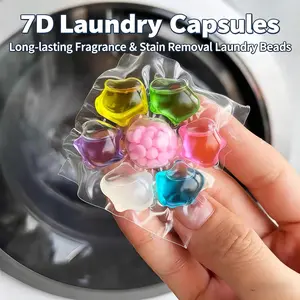 Powerful Stain Removal Laundry Pods, 7D Concentrated Deep Clean, 50/100/200pcs, Machine & Hand Wash, Odor Control, Bacterial Elimination, Various Laundry Needs, Laundry Detergent Pods, Laundry Beads, Laundry Products