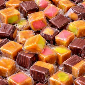 Assorted Caramel Chews Soft Chewy Individually Wrapped Candy Mix