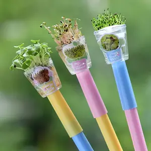 Creative Planting Pen, 3 Counts Mini Potted Planting Pen, DIY Mini Potted Planting Tool, Writing & Correction Tool for Office & Home
