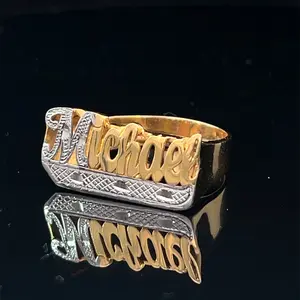 Customized name ring