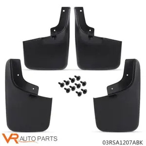 CROSSDESIGN 4 PCS Fit For 2004-2014 Ford F-150 Molded Splash Guards Mud Flaps Front & Rear