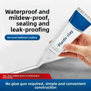 Waterproof Sealant & Anti Leak Gap Filler - Fast-Setting Putty for Kitchen, Bathroom, Sink & Window Sealing