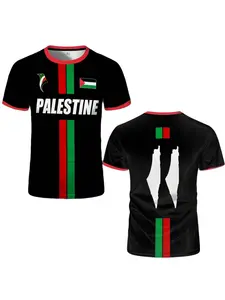 trending clothes fast shipping items,2026 New Palestine Football T-Shirt, Summer Unisex Soccer Jersey, Football Shirts, Stylish Jersey, Casual Short Sleeve Fitted Tee, All Seasons Gift Wholesale,fast shipping items