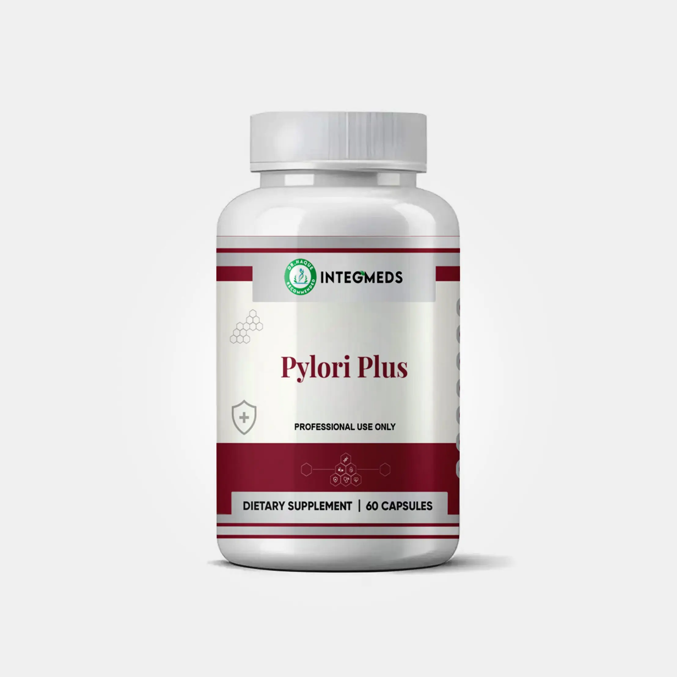 INTEGMEDS Pylori Plus Natural Supplement Capsule for GI Tract Health - 60 Capsules - Promotes Microbial Balance & Gastrointestinal Comfort - Healthcare