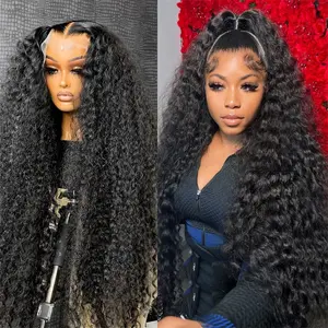 32 34Inch 13x6 13x4 Lace Front Human Hair Wigs Pre Plucked For Women Deep Wave Human Hair Lace Frontal Wigs 180 Density Transparent Lace Wig Real Human Hair #TikTokShopFallDealsForYou #TikTokShopHolidayHaul