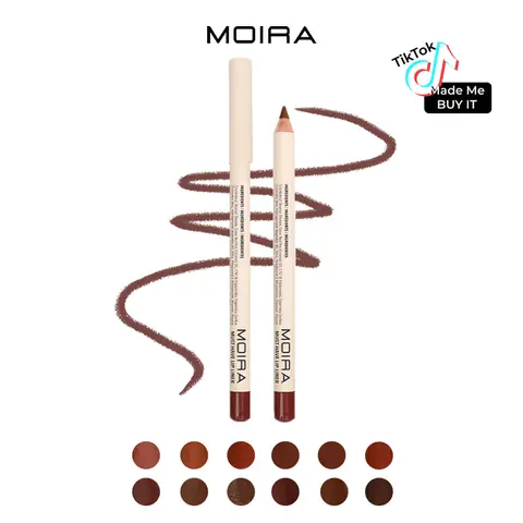 Moira | Must-Have Lip Liner Pencil (010, Mocha)| High-Pigment Creamy Formula, Smooth One-Stroke Application, Long-Lasting Definition for Perfect Pout
