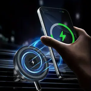 Magsafe Car Charger, 15w Magnetic Wireless Car Charger, Magnetic Phone Holder for Cars, Fast Charging Magsafe Charger for iPhone Series, Multifunctional Charger, Usb Car Charger, Automotive Charger