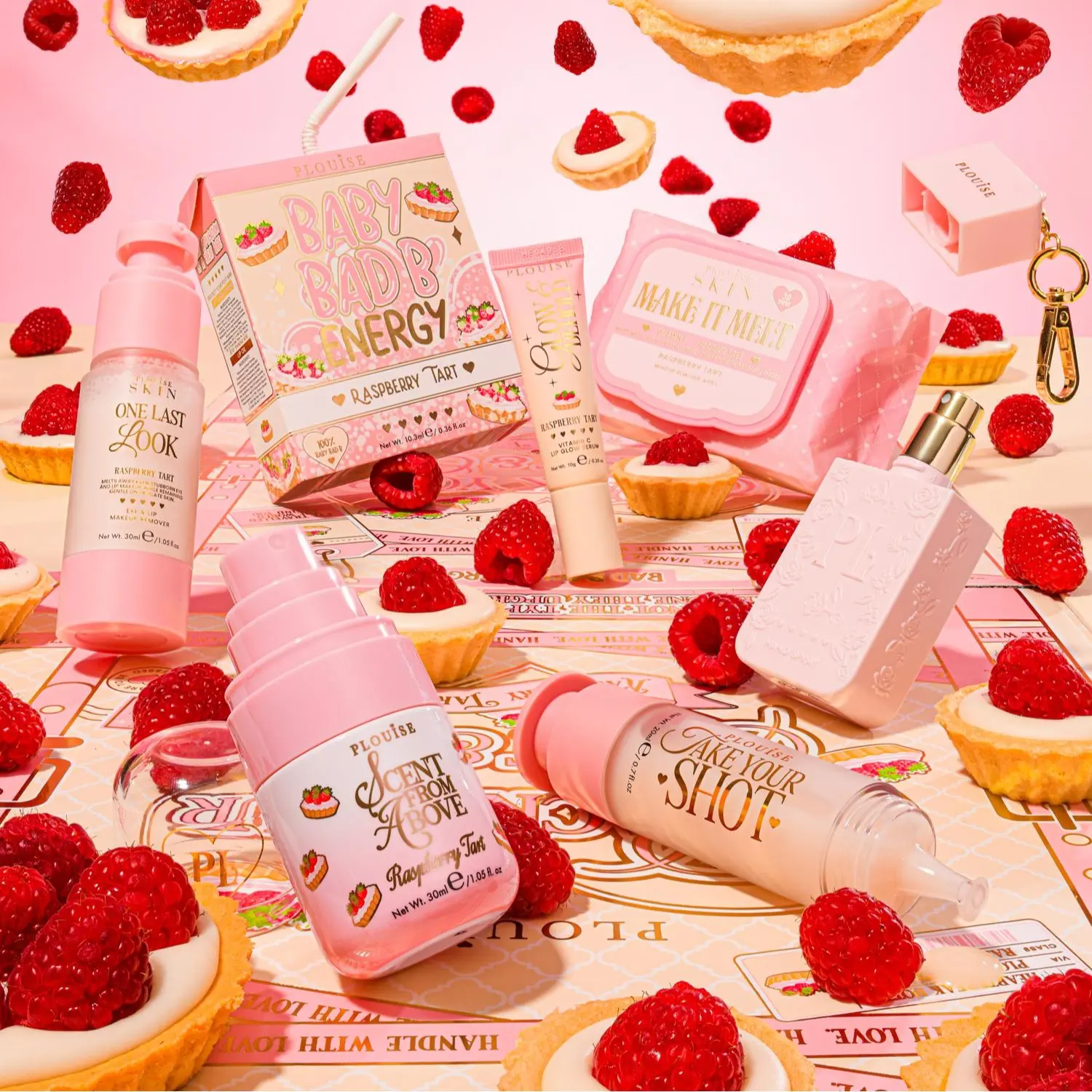 P.Louise Summer Served Sweet - Pack Your Shit & Go Raspberry Tart Suitcase Bundle P.Louise Summer Served Sweet - Pack Your Shit & Go Raspberry Tart Suitcase Bundle