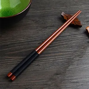 1 pair Japanese style Japanese style chopsticks with twisted threads, simple wooden chopsticks, household utensils, Tableware, Cutlery, Kitchenware, Home, high-quality wooden chopsticks, and rosewood chopsticks