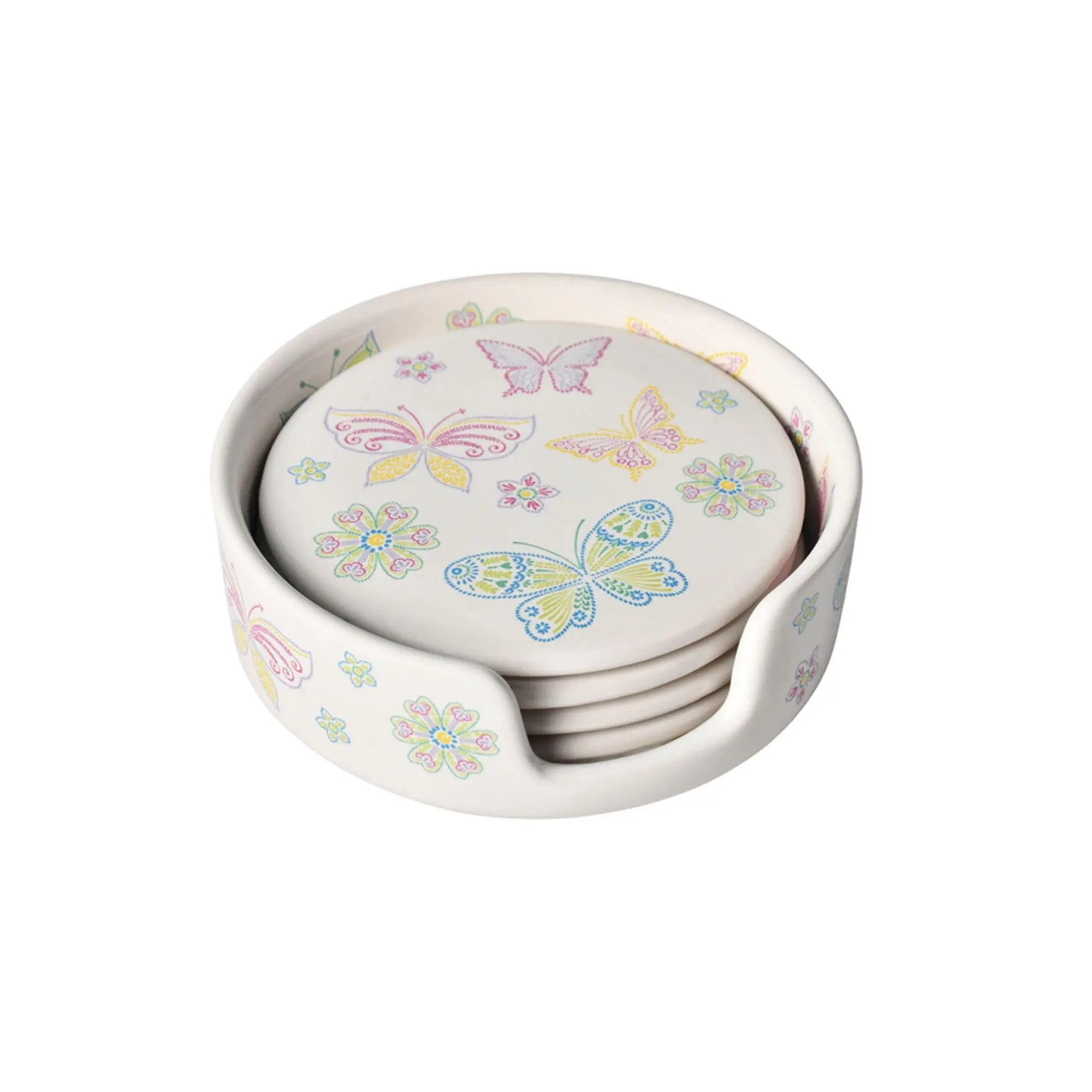 Temp-tations Seasonal Set of 4 Coasters with Holder Temp-tations Seasonal Set of 4 Coasters with Holder
