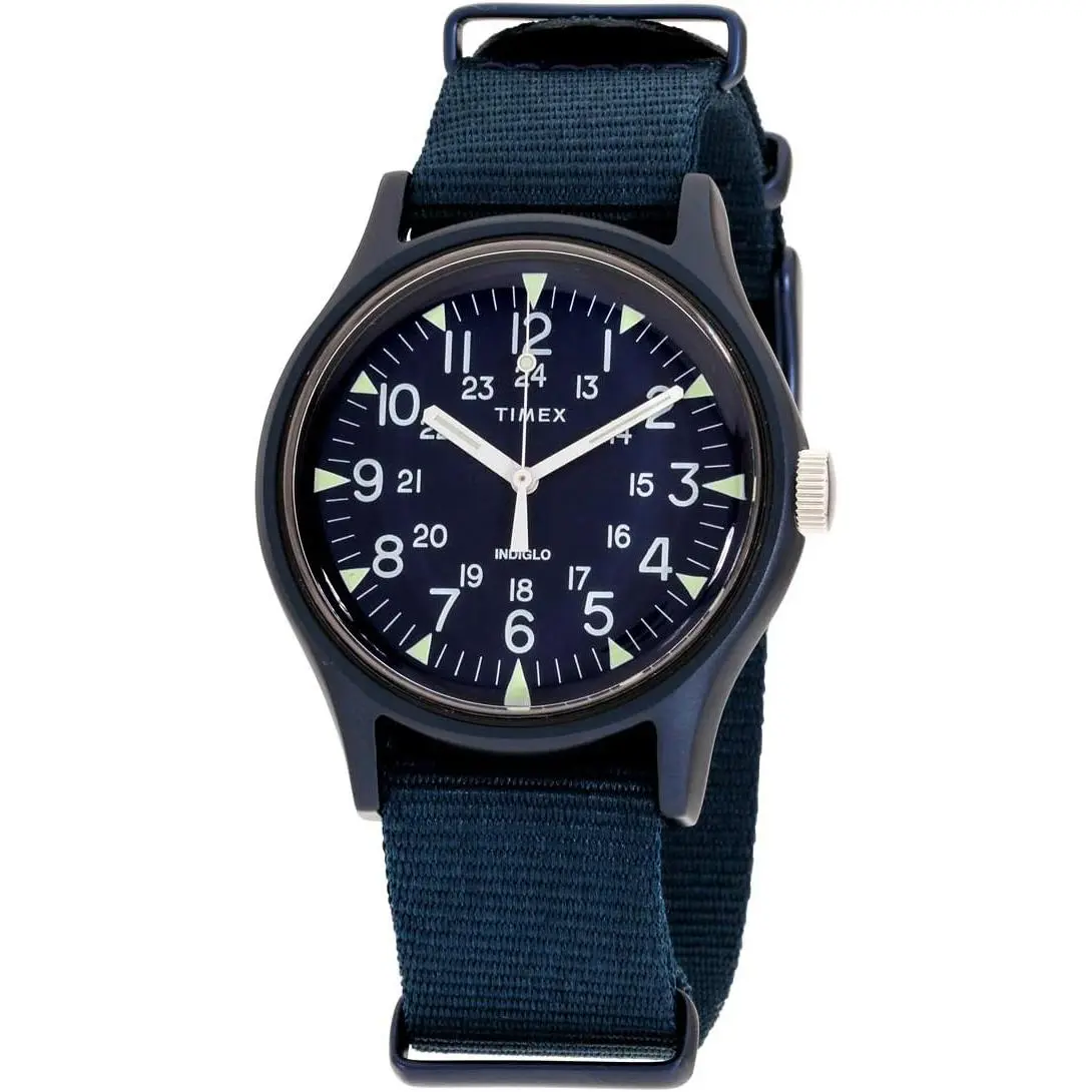 Timex Military Mk1 Men's Analog Wristwatch - Casual Quartz, Classic Design, Quartz Timepiece, Round Face, Model TW2R37300, Casual Quartz Analog