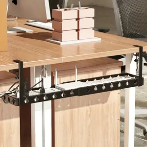 Under Desk Cable Organizer for Gaming/Office#CableManagement #UnderDeskCableTray #DeskOrganization #GamingSetup #HomeOffice #DeskUpgrade #CableOrganizer #NoDrill #DeskGoals #TikTokShop #WorkspaceInspo #ClutterFree
