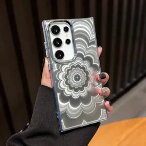 Luxury 3D Floral Swirl  Aesthetic MagSafe Case Anti-Scratch Shockproof Magnetic Cover For Samsung Galaxy S26/S25/S24/S23/S22/S21 Ultra Plus